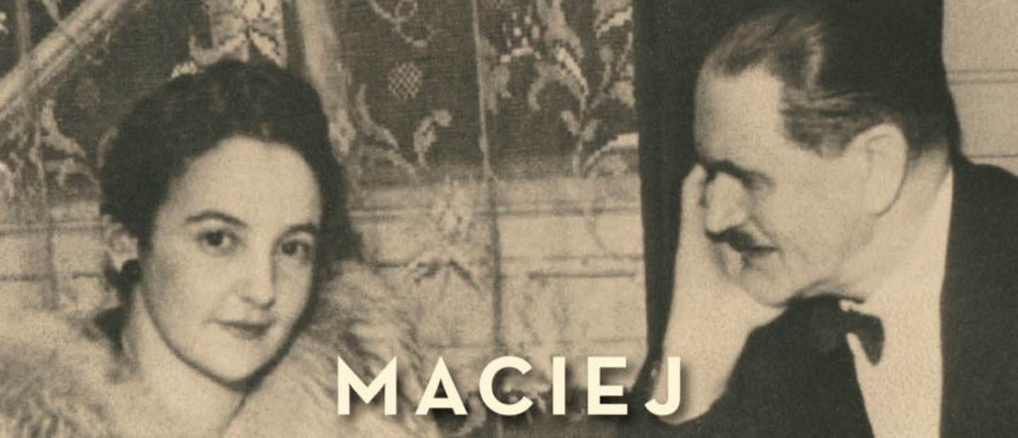 Book cover, it's an old photo of a man and a women sitting at a dinner table. He's looking at her, and she's looking towards the camera.
