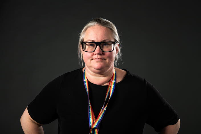 Porträttbild på Sara Dahl.