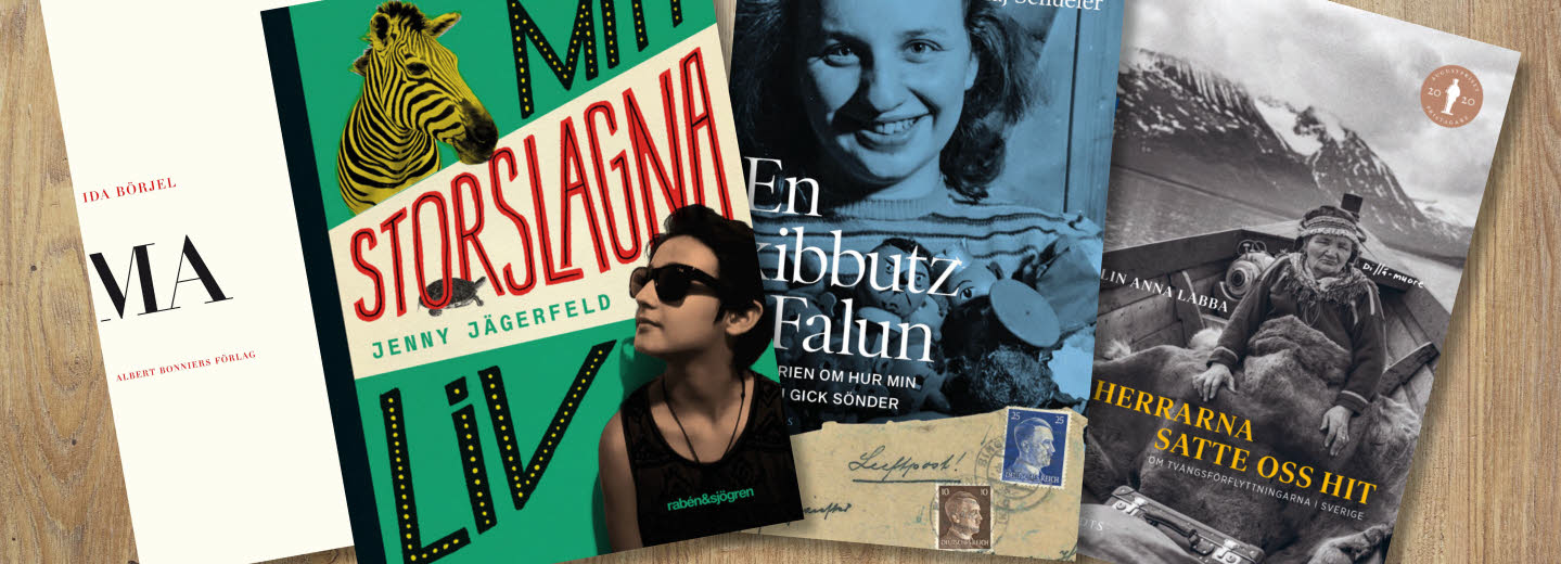 Picture of different books.