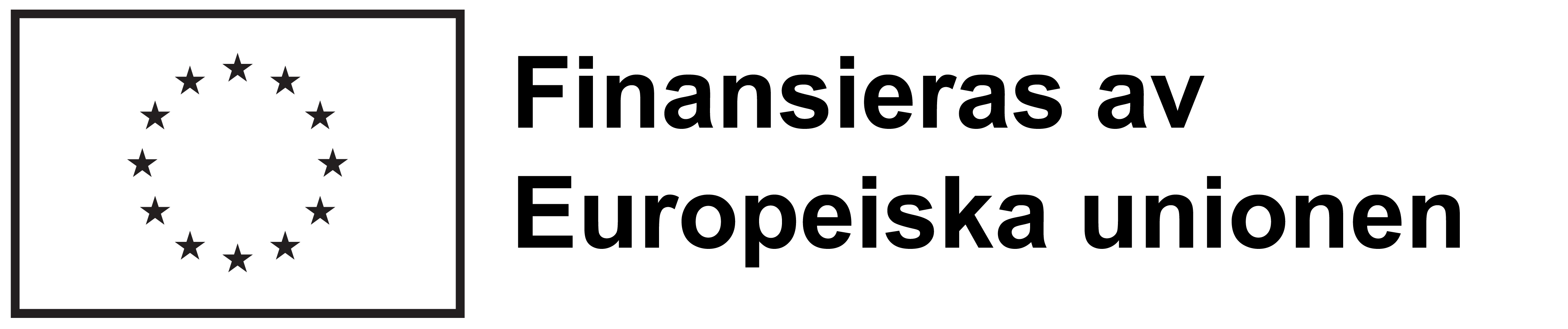 Bild för - SV Finansieras av Europeiska unionen_BLACK Outline.png