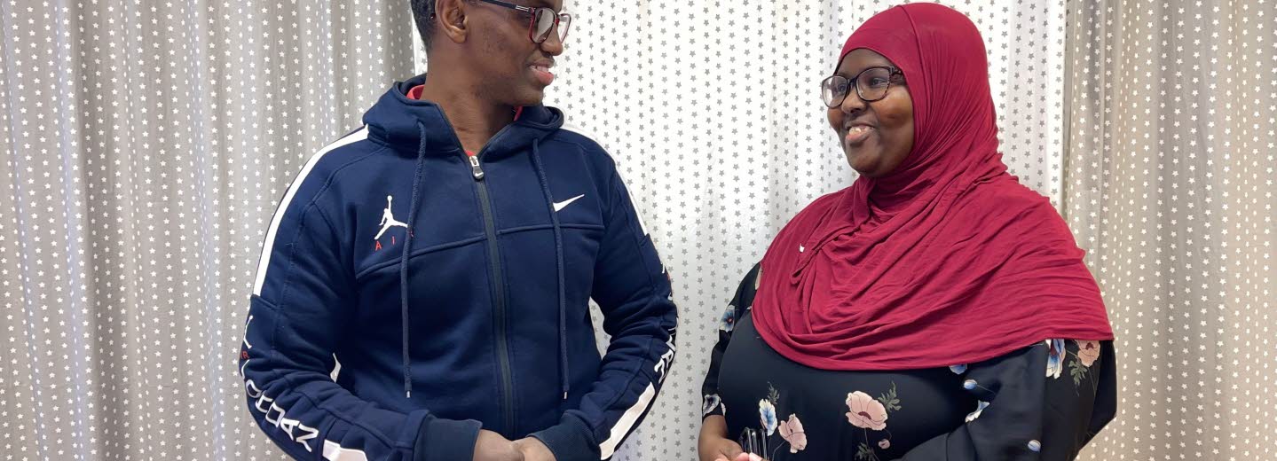 En man och en kvinna som är kulturskoleambassadörer i Katrineholm