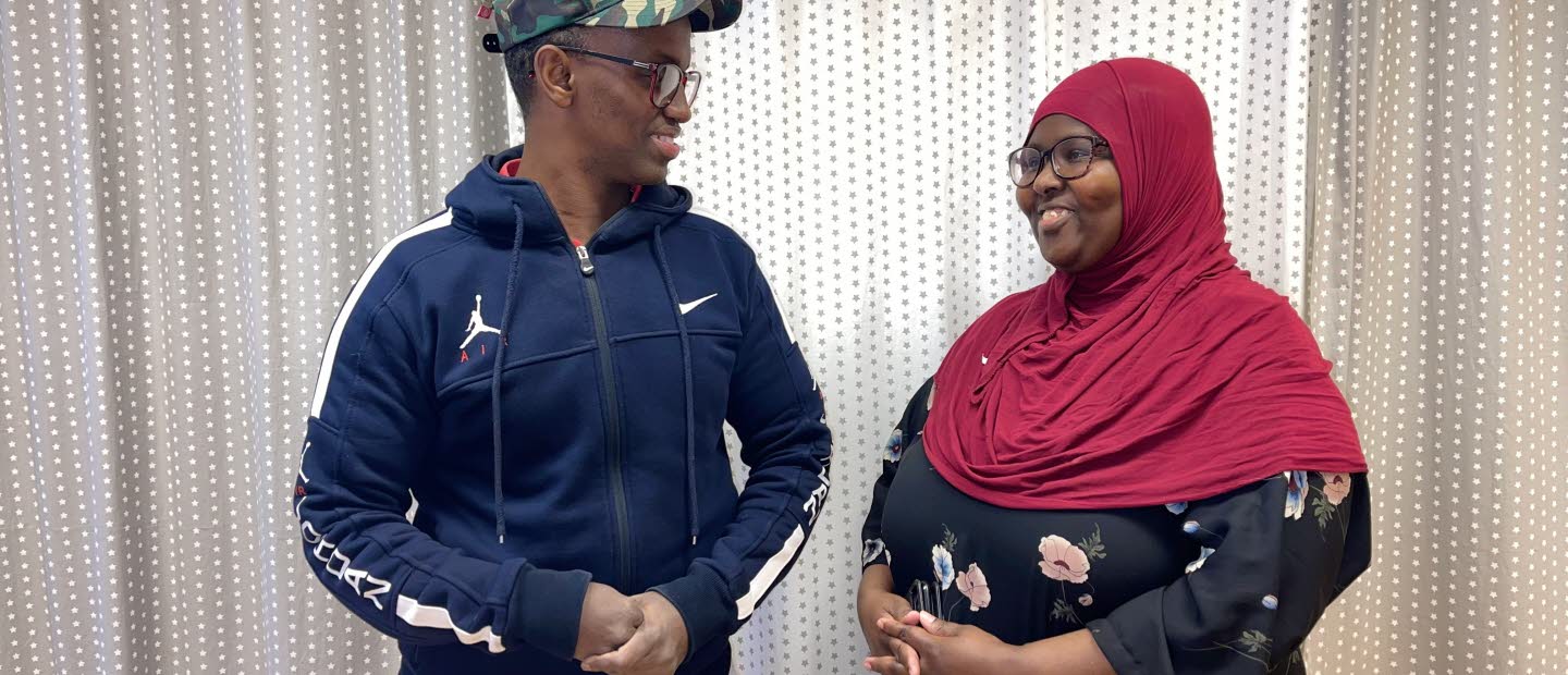 En man och en kvinna som är kulturskoleambassadörer i Katrineholm