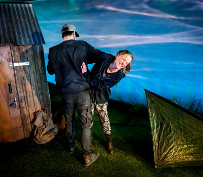 Teater 23 sätter upp Eremit, en nyskriven föreställning om rädslan för det okända Foto: Amelie Herbertsson.