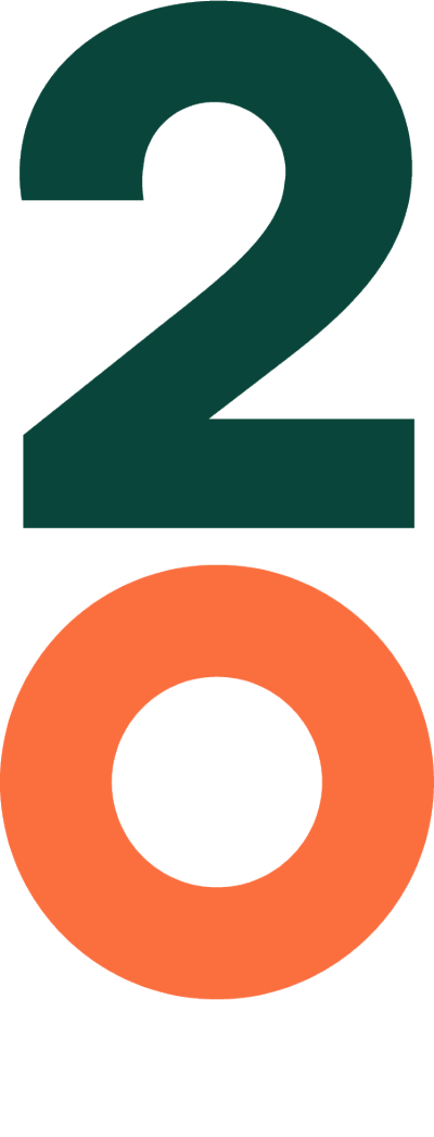 Logotyp ALMA 20 år