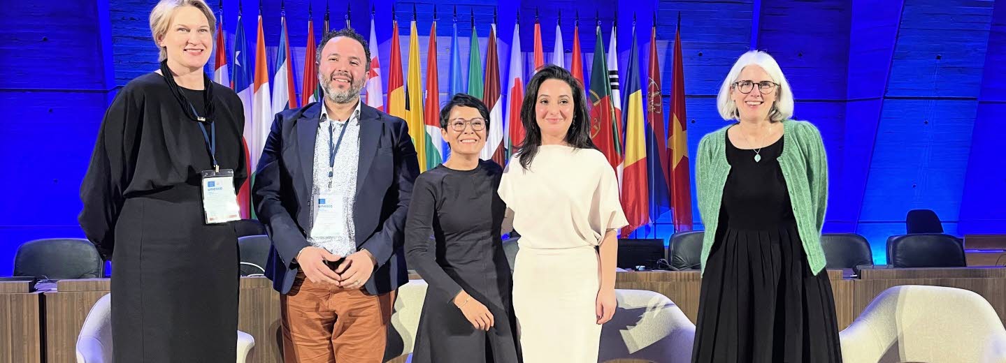 Bild på Kajsa Ravin, Abdullah Alkafri, Kathy Rowland, Andra Matei och Karalyn Monteil