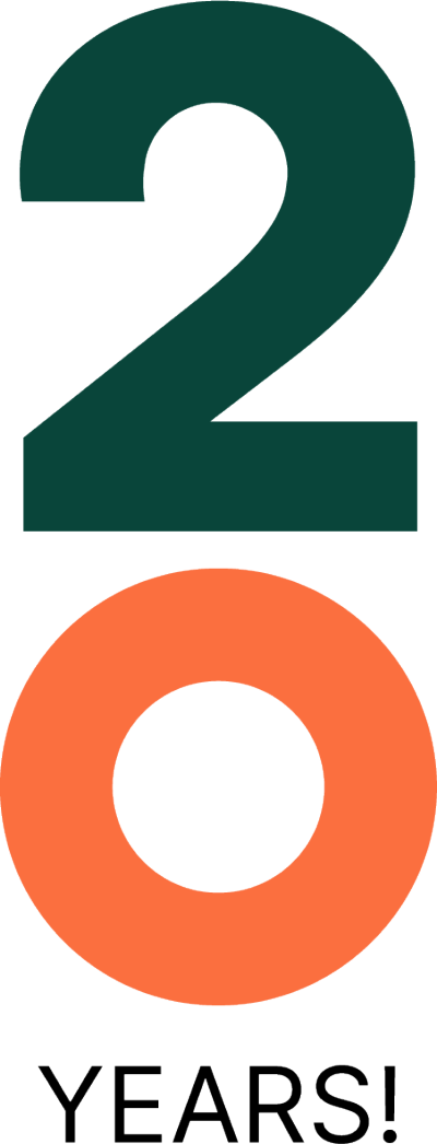 Logotyp ALMA 20 years