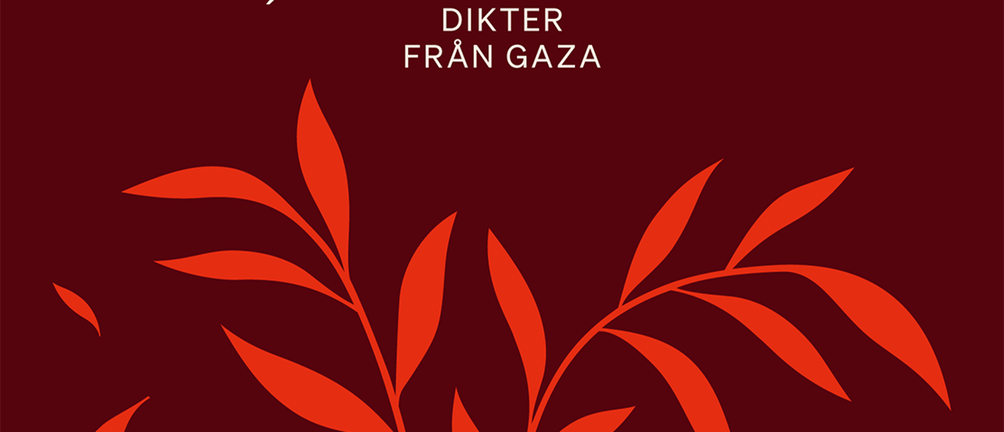 Bokomslag, röda löv mot en vinröd bakgrund, vit text: Den sista fjärilen.