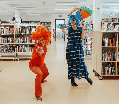 Bokspanarna, ett av initiativen på Ydre bibliotek
