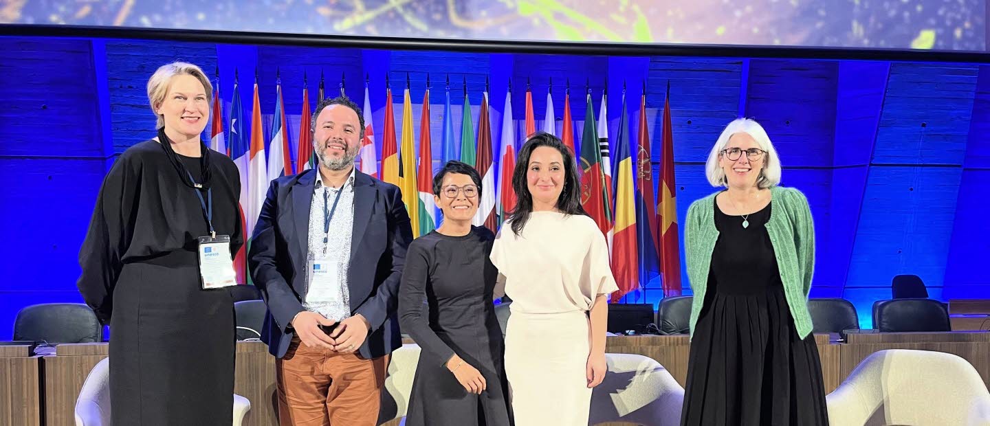 Bild på Kajsa Ravin, Abdullah Alkafri, Kathy Rowland, Andra Matei och Karalyn Monteil