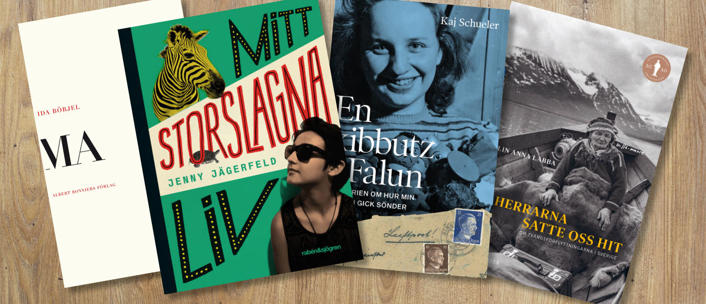 Picture of different books.