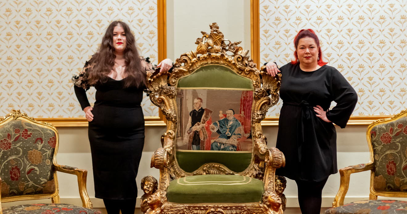 Maria Maunsbach och Marthina Elmqvist är värdar för Debutantscen Malmö. Foto: Ali Jihad.