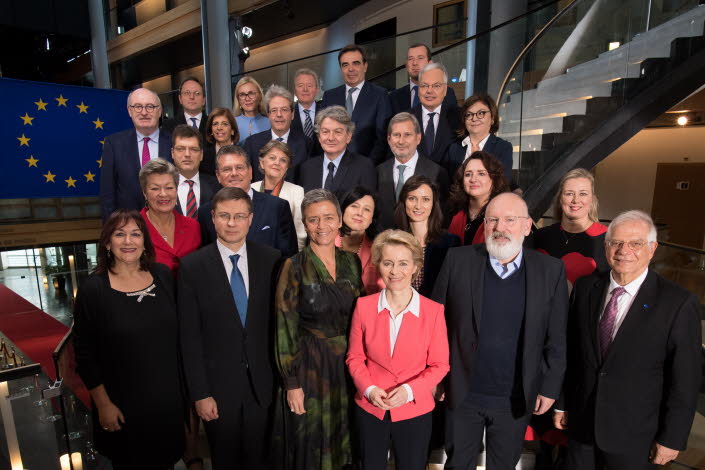 Ursula von der Leyens nya kommission för perioden 2019–2024. Foto: EU/Mauro Bottaro