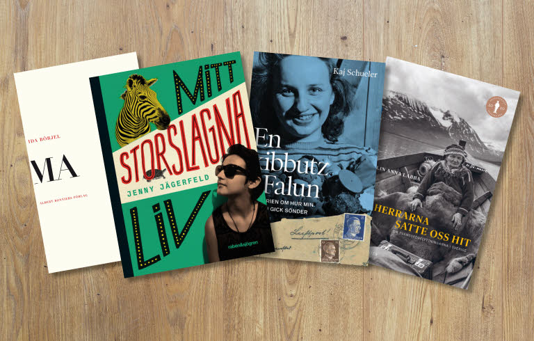 Picture of different books.