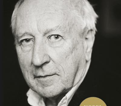 Book cover, Samlade dikter 1954–1996 by Tomas Tranströmer. On the cover a portrait of Tomas Tranströmer.