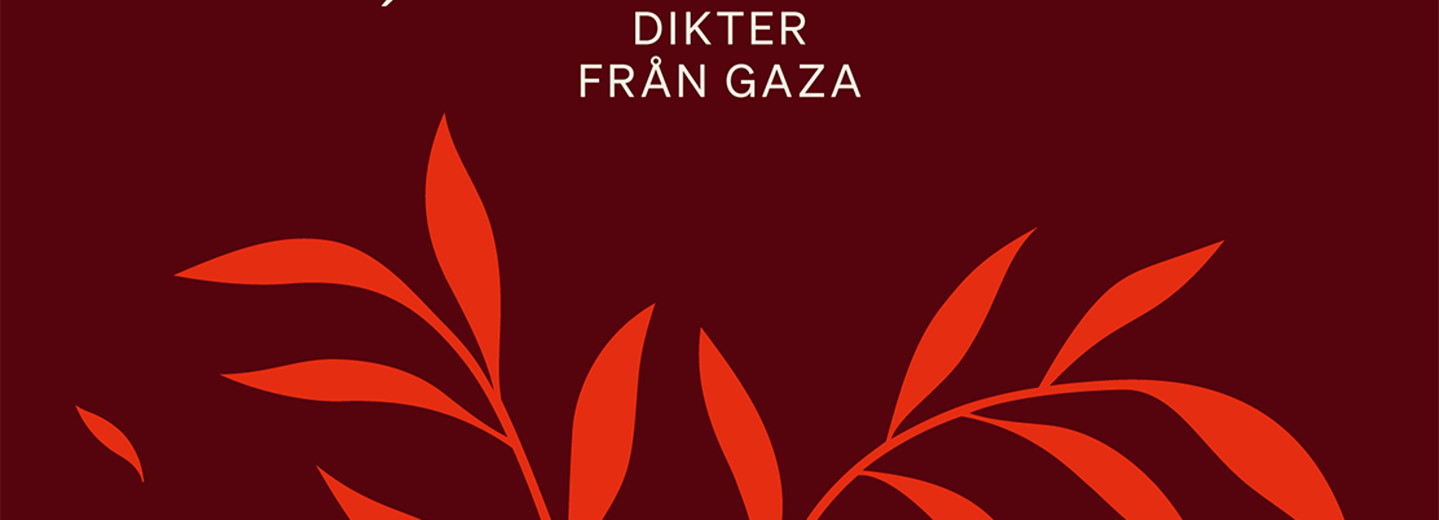 Bokomslag, röda löv mot en vinröd bakgrund, vit text: Den sista fjärilen.