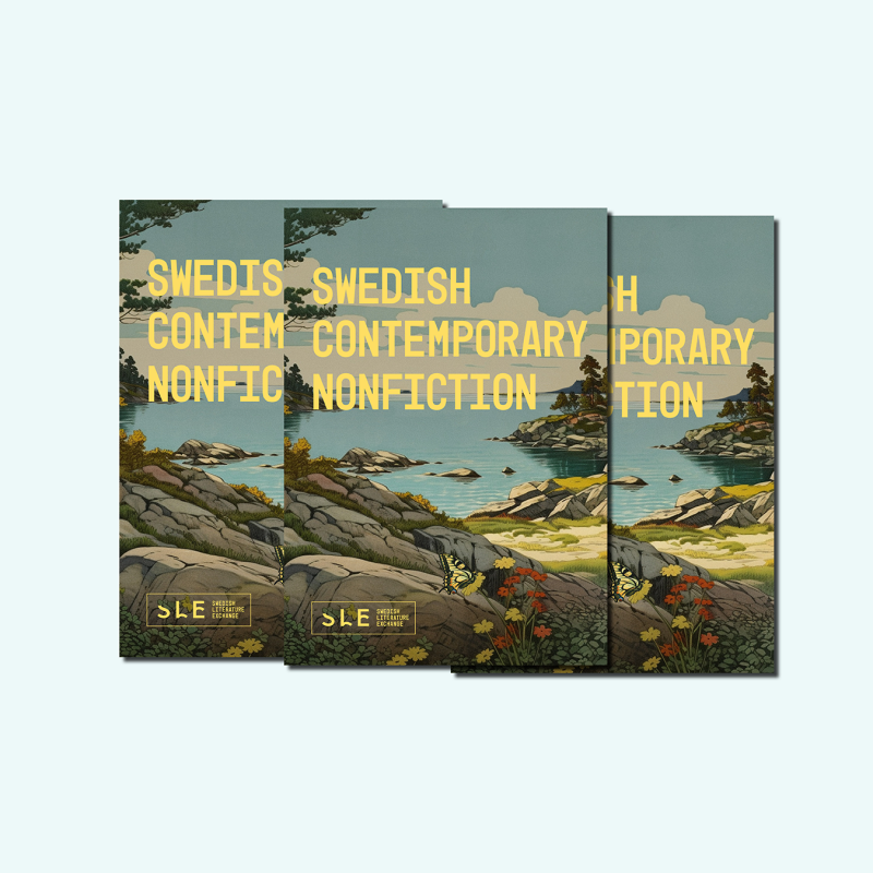 The cover of Swedish Contemporary Nonfiction in three copies.
