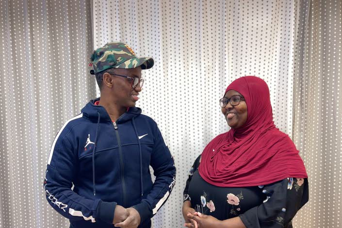 En man och en kvinna som är kulturskoleambassadörer i Katrineholm