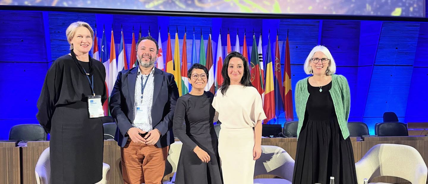 Bild på Kajsa Ravin, Abdullah Alkafri, Kathy Rowland, Andra Matei och Karalyn Monteil