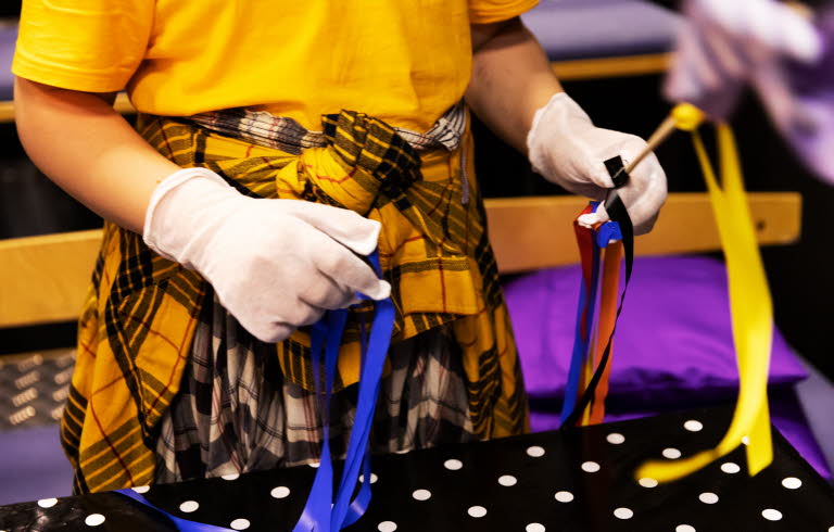 Barn skapar på kulturskola