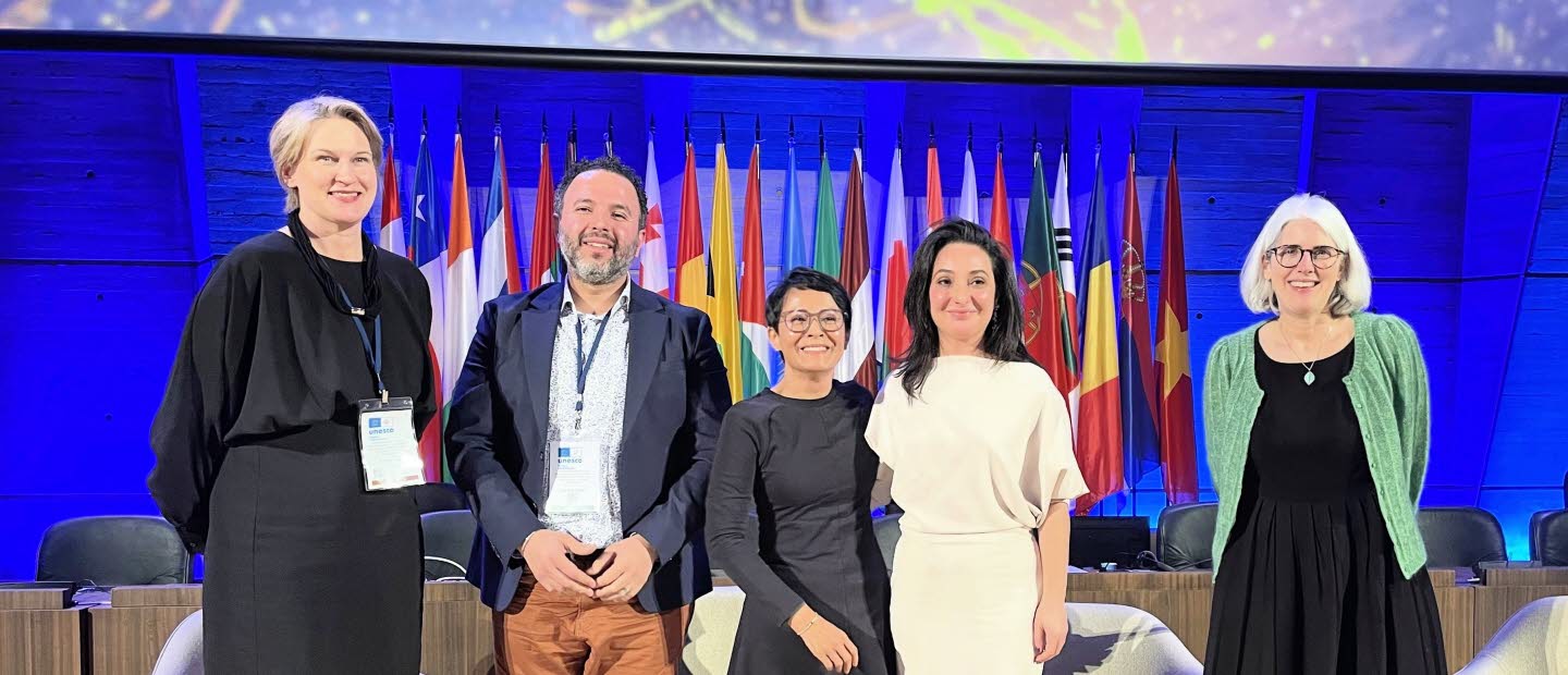 Bild på Kajsa Ravin, Abdullah Alkafri, Kathy Rowland, Andra Matei och Karalyn Monteil