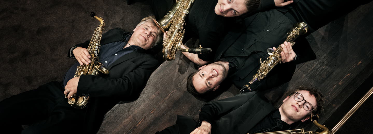 Stockholms Saxofonkvartett. Foto: Hampus Andersson.