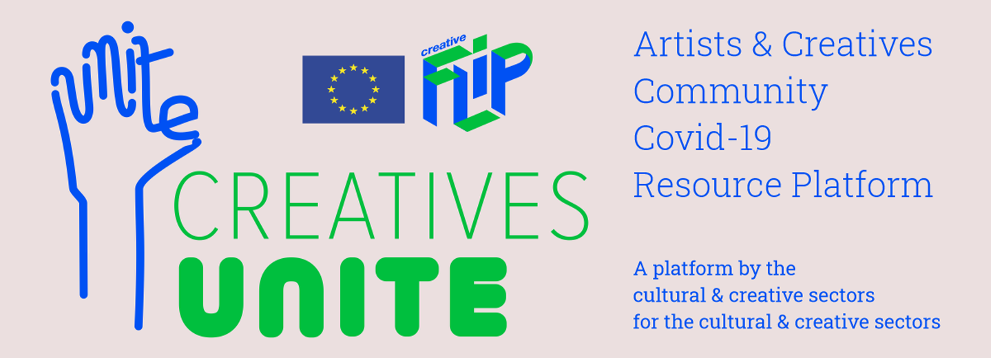 Bild med en hand och EU-logga och FLIP-logga på rosa bakgrund..