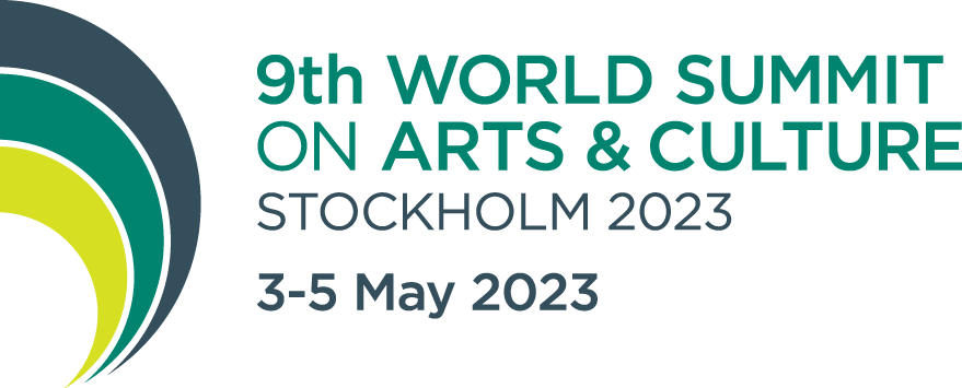 Logo, World Summit on Arts and Culture 2023.